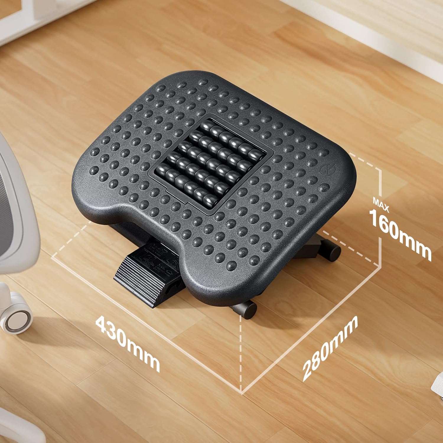HUANUO Foot Rest with Massage Rollers